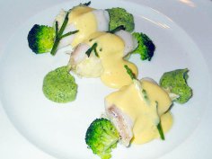 kabeljauw met dijonaise en brocolli 